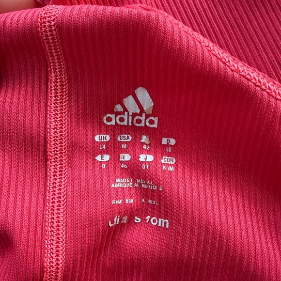 adidas Coral Ribbed Racerback Tank - Picture 2 of 5